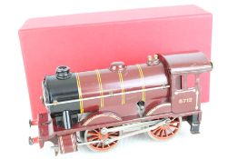 Hornby clock work steam engine 0 gauge 8712