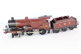 Hornby 0 gauge LMS electric engine with tender