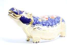 Royal crown derby hippopotamus limited edition 142