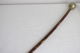 A c20th military police swagger stick.