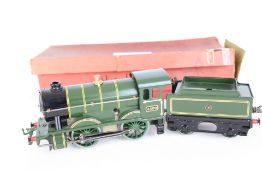 Hornby clock work engine & tender 4300
