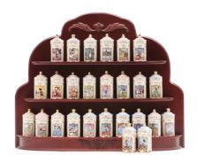 Lenox Walt Disney Spice Jar Collection, fine porcelain, printed in gilt with LENOX and Disney marks;