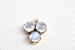 Victorian moonstone unmarked yellow gold yellow go