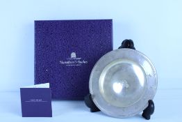 Very fine quality silver dish by Hamilton & Inches