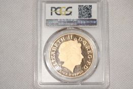 Great Britain 2011 gold proof £5 coin - Date 2011