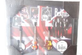 Beatles minature guitar shadowbox frame