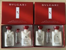 BVLGARI boxed sets x2