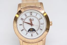 Ladies Van Peterson Quartz Watch with Sun & Moon