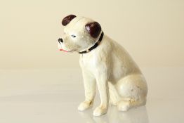 Cast iron HMV nipper the dog money box