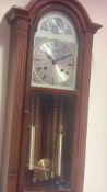 Acctim 31-day wall clock with mahogany case