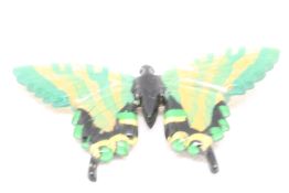 Lea Stein style butterfly brooch