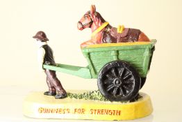 Guinness horse & cart advertising piece