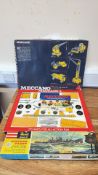 Meccano No. 4 Construction Set, boxed, with Revell Picture Fleet U.S.S. Helena box