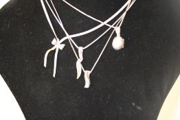 4 Silver necklace