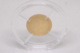 2022 St George & The dragon five pound gold matte