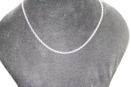 18'' silver neck chain
