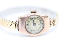 9ct Gold case Alando ladies vintage wristwatch