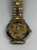 Gents Sekonda skeleton wristwatch