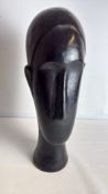Modernist Stylised Head Sculpture in the form of easter island