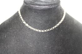 14'' silver roll-a-ball choker