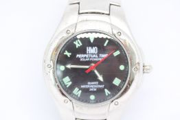 HMO Perpetual Time Solar Powered Quartz Watch