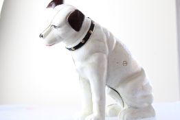 Large cats HMV nipper dog money box