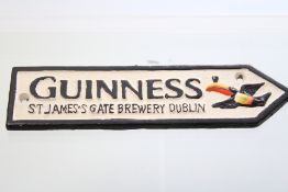 Small cast iron Guinness St James gate brewer Dubl