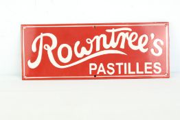 Rountree’s Pastilles enamel advertising sign