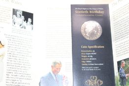 Price of Wales 5 pound coin in presentation pack f