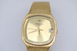 Gents Raymond Weil Geneve 2605 18ct Gold Plated Au