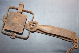 Antique gin trap