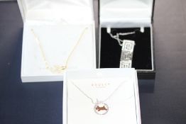 Radley London chain & pendant with 2 others boxed
