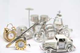 Collection of novelty clocks