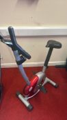 Compact Upright Exercise Bike with LCD Console