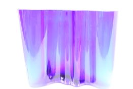 Savoy glass vase by Alvar Aalto'iitala Height 12 c