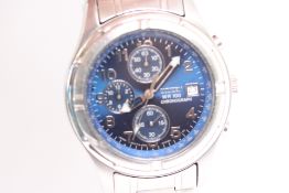 Gents Stainless Steel Citizen Chronograph Watch.