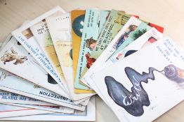Collection of comedy postcards, majority from Blac