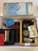 Unsorted box of collectables