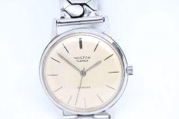Wostok 18 jewels anti shock vintage wristwatch cur