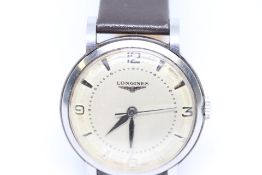 Longines vintage gents wristwatch, manual wind mov