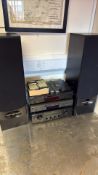 Wharfedale loudspeakers and Sony/Technics hi-fi separates with remotes