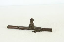 Bronze oriental bambo china man