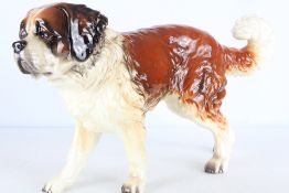 Goebel Porcelain Saint Bernard Dog Figure
