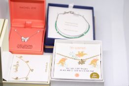 3 Boxed silver chains & pendants & 1 silver boxed