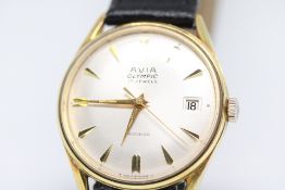 Vintage Avia olympic wristwatch manual wind moveme