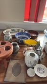 Group of assorted ceramics and decorative items