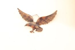 Cast Metal Eagle Wall Plaque
