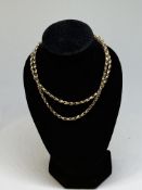 9ct Gold chain Weight 6.7g