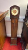 Oak grandmother clock, early 20th century