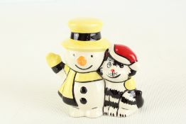 Lorna Bailey snowman & cat